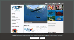Desktop Screenshot of extratour-tauchreisen.de